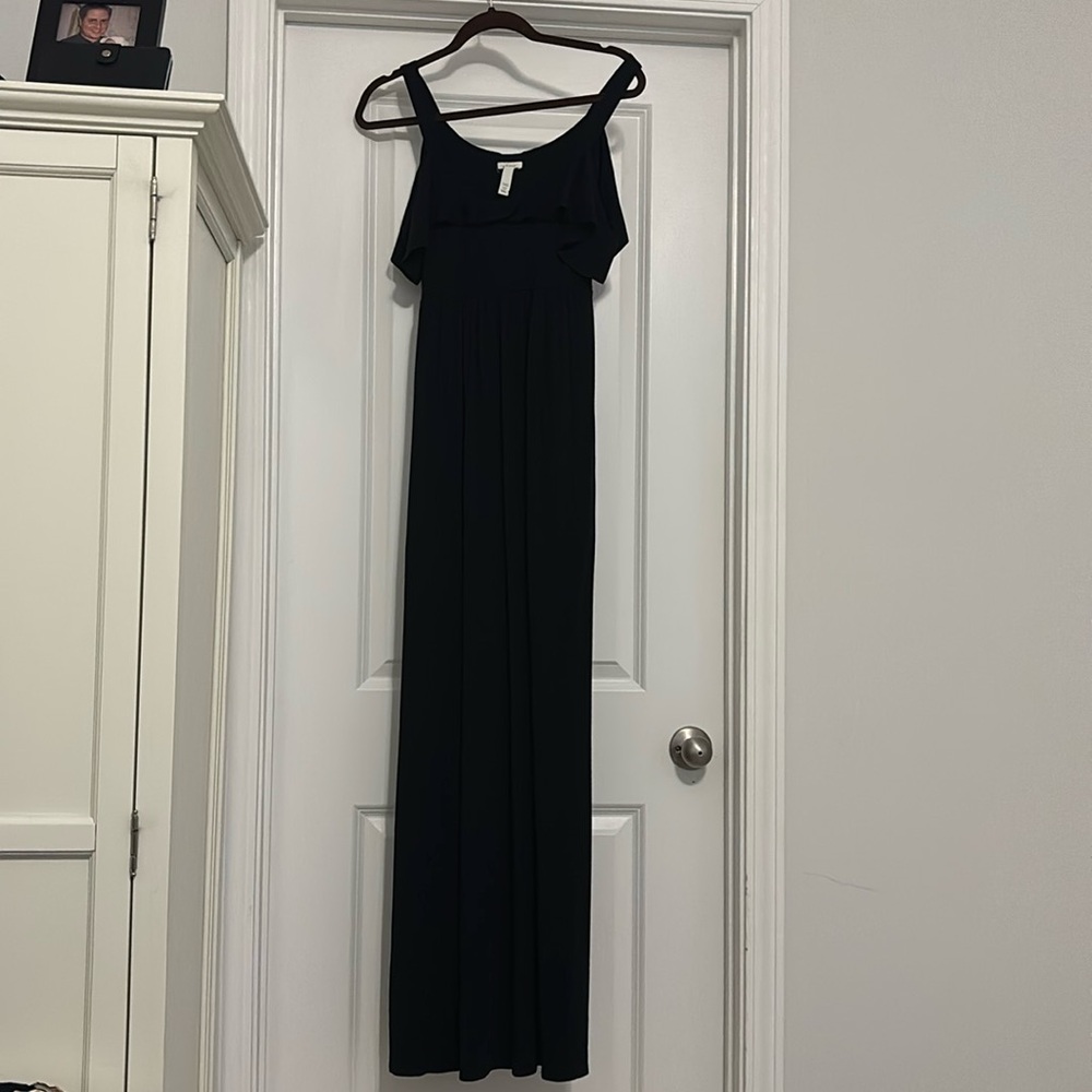 NWOT Black knit maxi